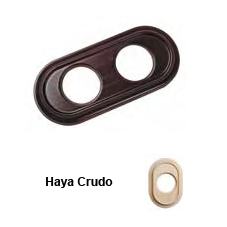 MARCO 2ELEM. MADERA CRUDO 35802002