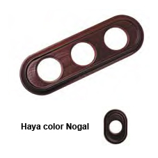 MARCO 3ELEM. MADERA NOGAL 35803202