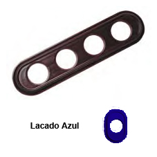 MARCO 4ELEM. MADERA LAC.AZUL 35804072