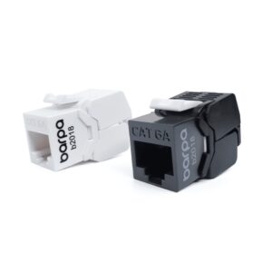 CON.KEYSTONE BARPA 90/180? H CAT6A UTP BL S/HER.**