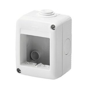 CAJA ESTANCA S/TAPA SUP. 2 MOD HUECO IP40 **