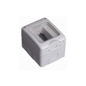 CAJA ESTANCA SUP.C/TAPA 1 MOD HUECO IP55 **