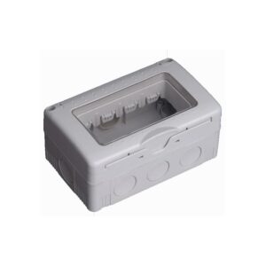 CAJA ESTANCA SUP.C/TAPA 4 MOD HUECO IP55 **