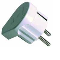 CLAVIJA SCHUKO ACODADA 4,8 MM 16A 6566 **