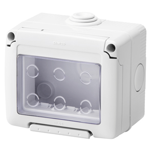 CONTENEDOR 3 MOD.CON TAPA IP55 GW27043 **