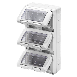 CONTENEDOR 12 MOD(4X3) CON TAPA IP55 GW27052 **
