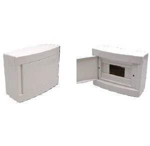 CAJA DIST. SUP 24D C/TERMINAL IP40 GRIS OPACA