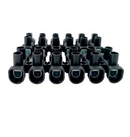FICHAS DE CONEXION  6 MM NEGRO FCH-006-N **