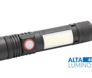 LINTERNA LED MANO/BOLSILLO USB 2 EN 1 5V 400LM