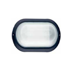 PLAFON OVAL LISO BLANCO 1655-2