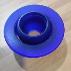 HALOGENO.ORIENTABLE.CRISTAL AZUL/COBA