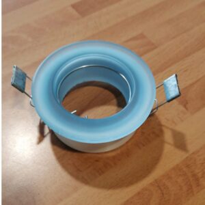 HALOGENO.FIJO.CRISTAL AZUL CLARO