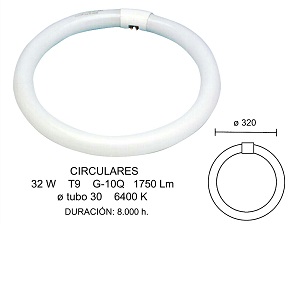 TUBO FLUOR.CIRCULAR 32W 2600028 DSC