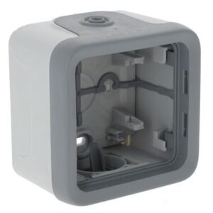 NEW PLEXO CAJA SUP.1 ELEM.GRIS 069651L