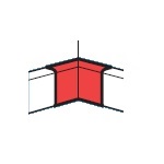 ?NGULO INTERIOR 90X40  KAI40-90B