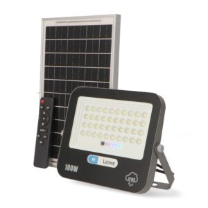 PROY.SOLAR MILAN 100W 120?IP66 1000LM 6K?G.**
