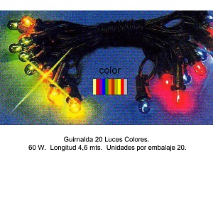 GUIRNALDA 20 LU.PEBET.COLORES 303 *