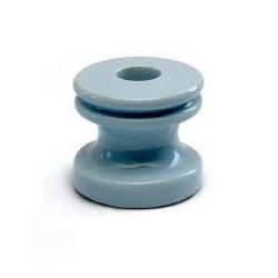 AISLADOR TIPO CARRETE BLANCO