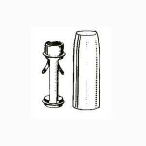 VELA LISA MEDIANA 8CM BLANCO 1200222