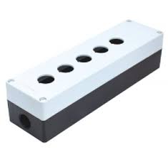 CAJA PULSADORES S/EQUIPAR IP65 BLANCA 5ELEM.
