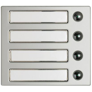 FRONTAL 4PULSADORES 1COLUMNA ALUMINIO 332241 *