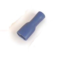 TER.PREAISL.ENCHUF.HEMBRA 6MM AMARILLO (100UDS)