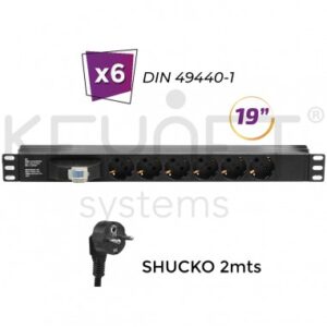 REGLETA ALIMT.19KEYNET 6T+INT.FSK-196-DCB **"