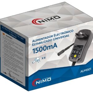 ALIMENTADOR ELECTRONICO 1500MA ALM001 **