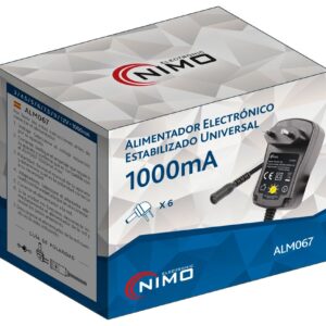 ALIMENTADOR ELECTRONICO 1000MA ALM067 **