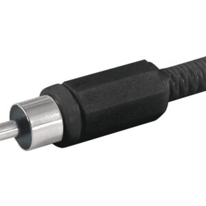 RCA MACHO AEREO PLASTICO NEGRO CON214 **