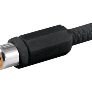 RCA HEMBRA AEREA PLASTICO NEGRO CON220 **