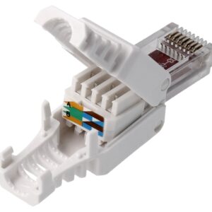 CONECTOR RJ45 CAT6 UTP MACHO CRIMPAR CON729 *