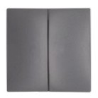 DYNAMIC PLUS TECLA DOBLE INT/CONM NG ANTRACITA **