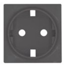 DYNAMIC PLUS TAPA BASE SCHUKO NEGRO ANTRACITA **