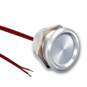 PULSADOR ACERO INOX PIEZO D.22MM IP68