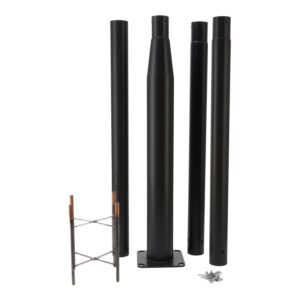 COLUMNA 3,7M DESMONTABLE PARA LUMINARIA NEGRO **