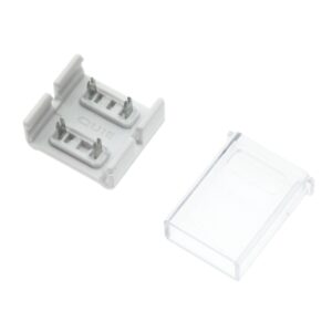 CONECTOR INTERMEDIO TIRA LED IP68 12MM 2PIN 20UDS